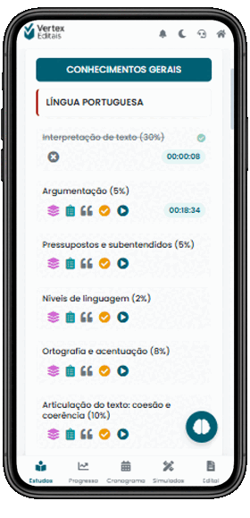 Controle de Estudos