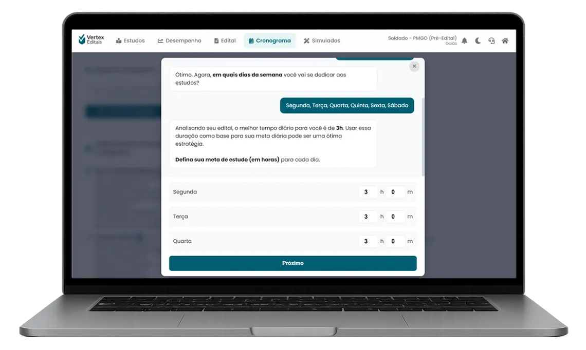 Cronograma Inteligente (Animação 3)